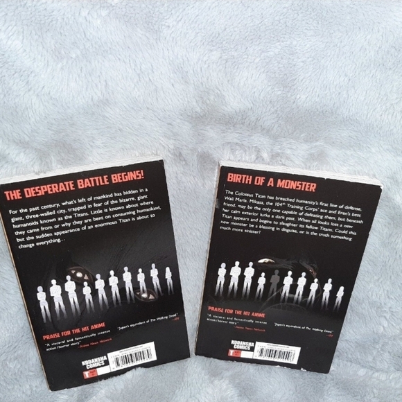 Attack On Titan Volume 1 - 2 Manga Set English - Picture 2 of 3